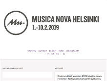 Tablet Screenshot of musicanova.fi