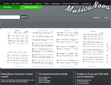 Tablet Screenshot of musicanova.co.za